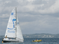 Sime uplovljava na cilj